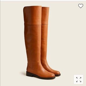 NEW in original box J.Crew Leather Over-the-knee Riding Boots Sz 7